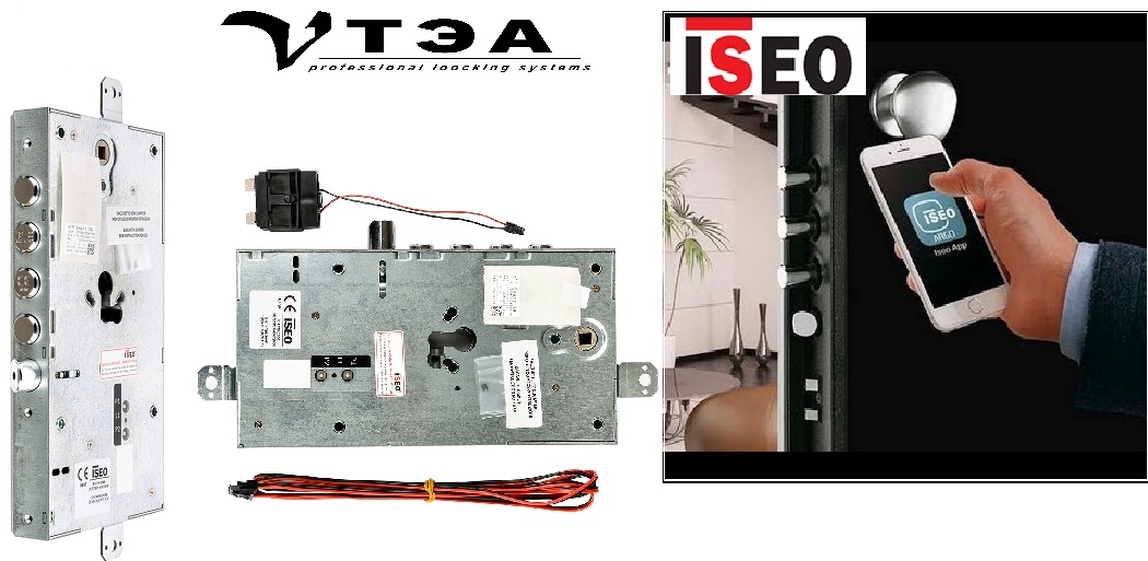 Купить электромоторный замок ISEO 28 X1R Smart с функцией антипаника в магазине компании ТЭА с доставкой и установкой