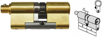 Купить цилиндр EVVA 4 ks ключ вертушка с установкой в магазине ТЭА