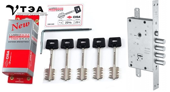 комплект ключей CISA для перекодировки сувальдных замков, заказать в компании ТЭА с услугами